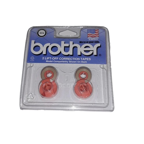 Brother 3010 Lift-Off Correction Tapes Typewriter Refills 2 Pack NEW SEALED