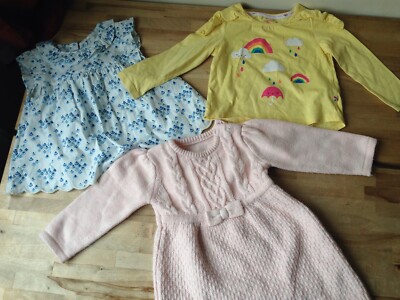 Next Muskat F&F Baby 9-12 Monate Kleid Strickkleid Oberteil