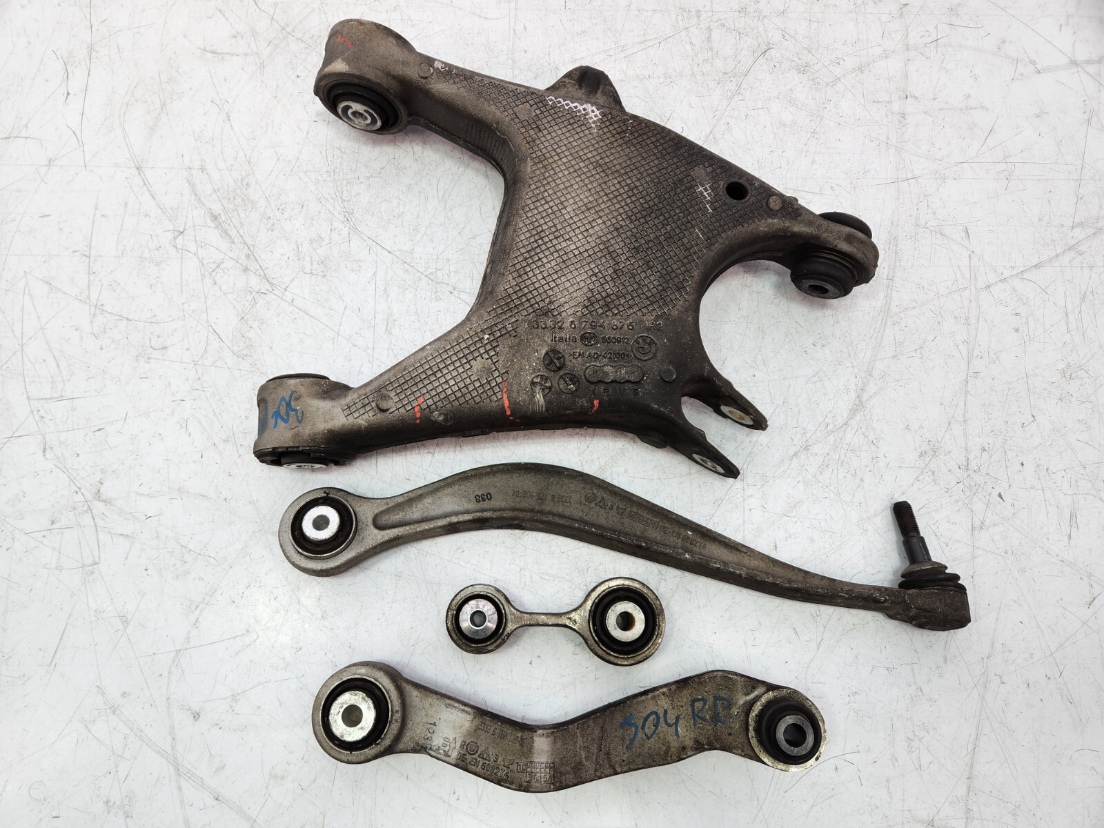 ✅ 2010-2014 OEM Rolls-Royce Ghost RR4 Rear Right Passenger Side Control Arm SET