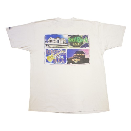 Hard Rock Café Orlando Tshirt | Vintage 90s American Rock & Roll Music Souvenir - 第 1/4 張圖片