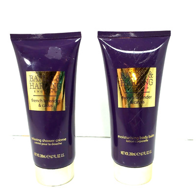 Baylis & Harding England French Lavender shower cream & moisturizing body balm