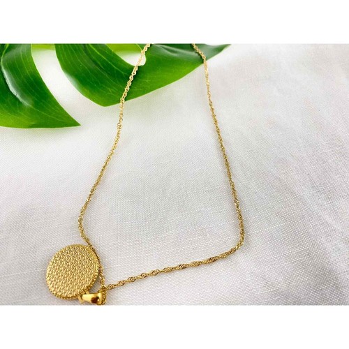 Crystal Pave Star Pendant Crescent Zircon Gold Plated Stainless Steel Necklace - Picture 7 of 8