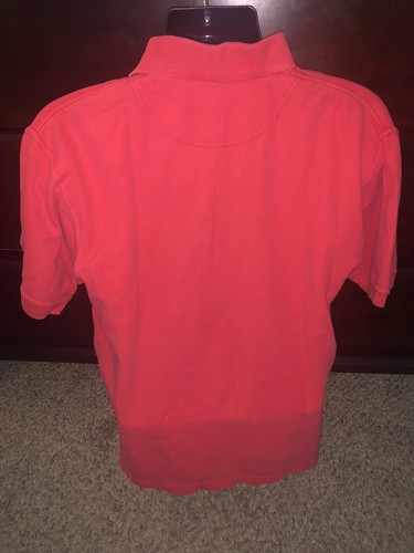 Men's Large Dale Earnhardt Jr Red Chase Authentics Short Sleeve Polo Shirt Bud - Picture 4 of 6