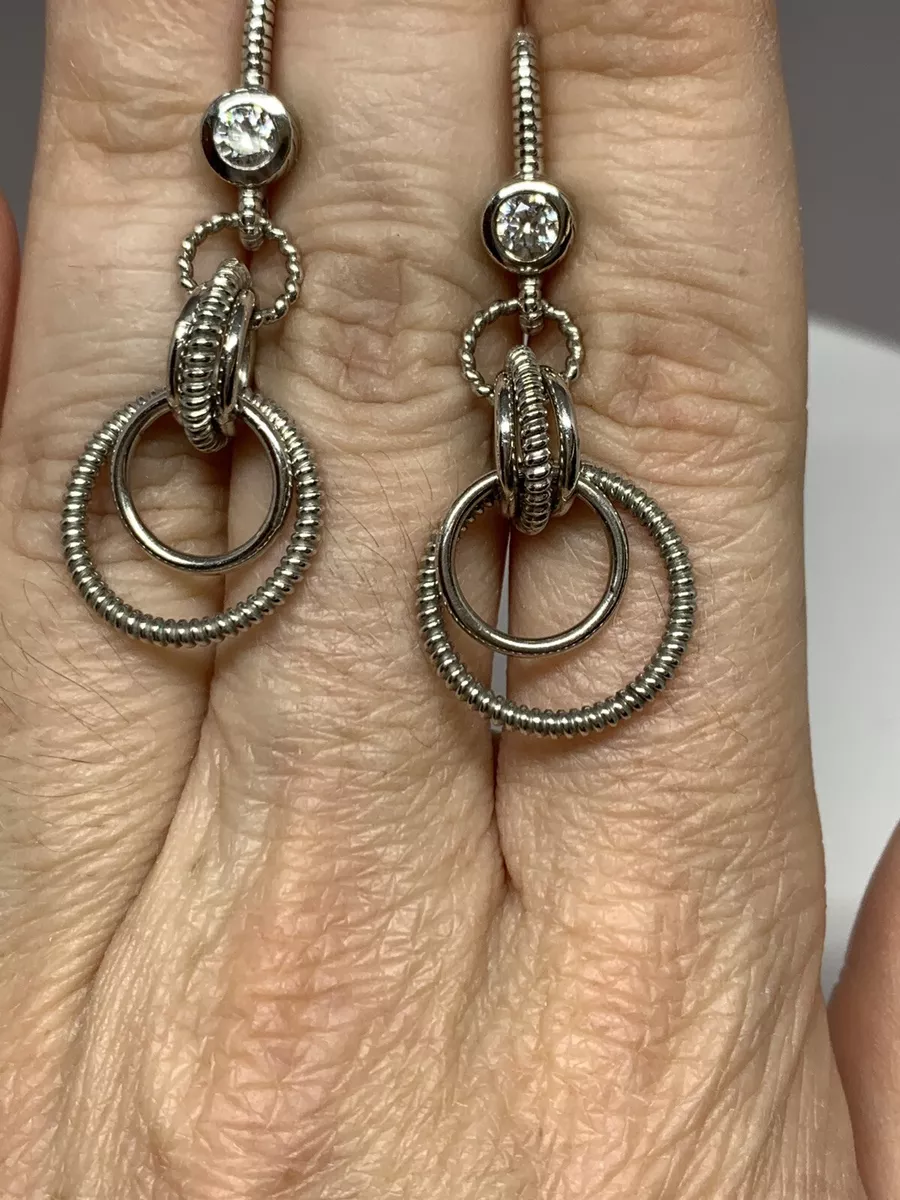 Judith ripka hotsell hoop earrings