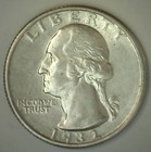 1932 S Silver Washington Quarter Coin Au 25c Almost Uncirculated San Francisco