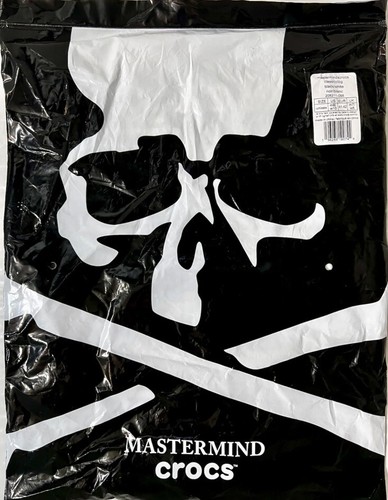 Mastermind x Crocs Black/White (208211-066) Men’s Size 8 Woman's 10 - Picture 4 of 7