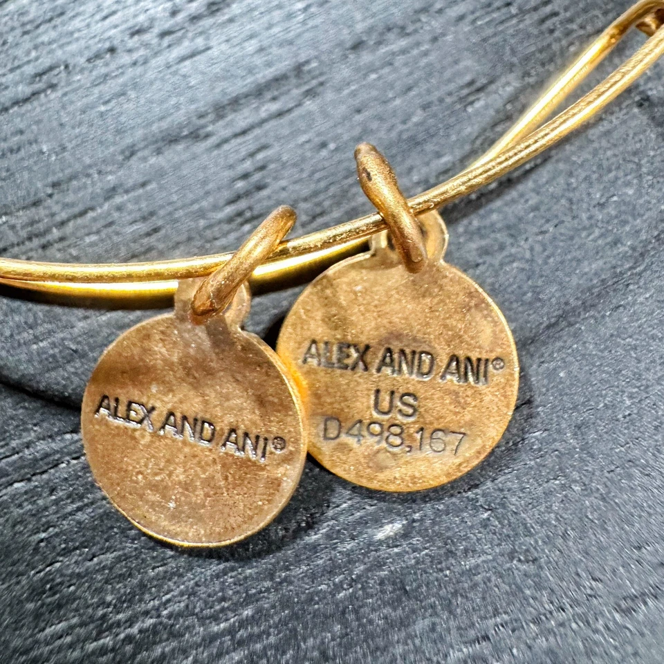 Pulsera ALEX AND ANI Brazalete Campaniano Oro Rafaeliano Morera Swarovski Cuentas Campanilla de Nieve Foto 4 de 4