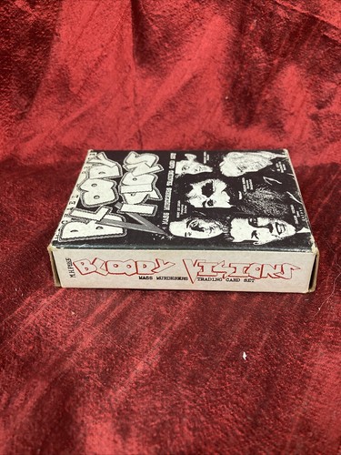 Super Rare Vintage Bloody Visions 48 Trading Cardbox set 1992 HTF + Dracula - Picture 5 of 6