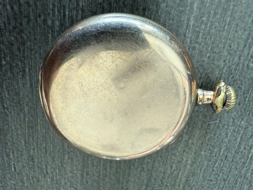 Burlington Watch Co. Pocket Watch, 19 Jewels - Fine Gold Plated - Not Working - Picture 7 of 7