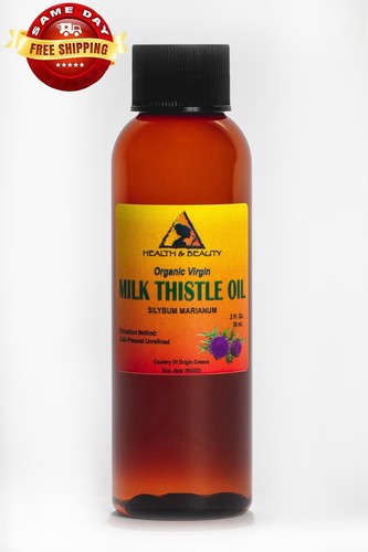 MILK THISTLE SEED OIL ORGANIC UNREFINED VIRGIN RAW by H&B Oils Center PURE 2 OZ - Picture 11 of 12