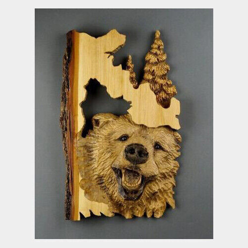 Mini Kunsthandwerk Tierschnitzereien Bastelgeschenk Wandbehang Bildhauerei Dekor - Bild 16 von 21