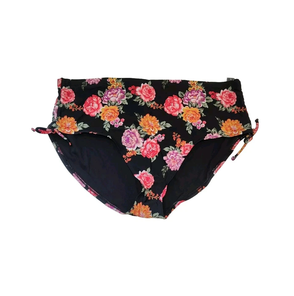 Traje de baño Terra & Sky cintura alta para mujer 5X separados 32W-34W Plus Foto 2 de 4