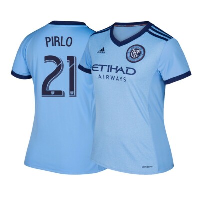 Andrea Pirlo New York City FC MLS Adidas Women's Blue Team Replica