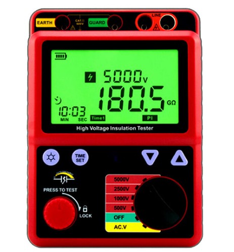 8.38" AR3125 5000V High Voltage Digital Insulation Resistance Tester Resistor - Picture 2 of 3