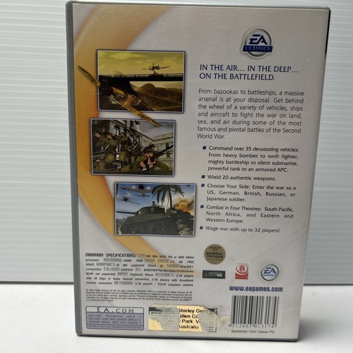 Battlefield 1942 (2002) PC CD ROM Computer Video Game First Person Shooter - GC - Picture 2 of 5