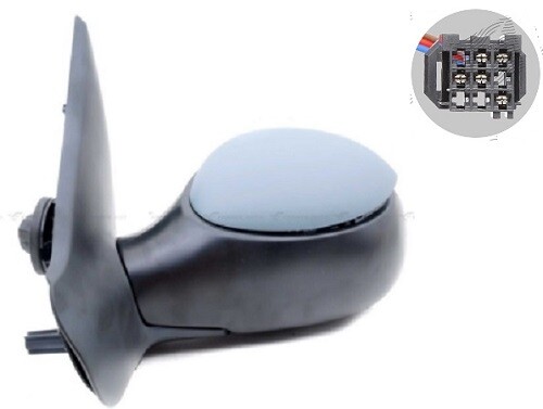 Left Side Mirror Exterior For Peugeot 206 (2_) 01.1998-07.2003
