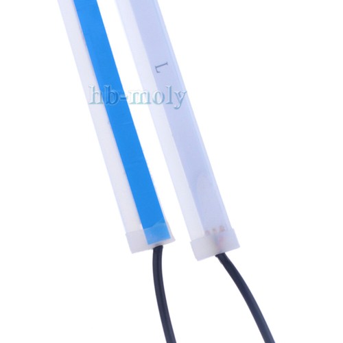 2x 45CM 60CM Car RGB Flexible Soft LED Tube DRL Strip Light Headlight Sequential - Picture 2 of 14