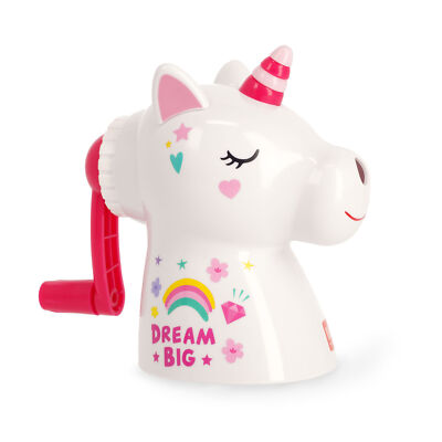 LEGAMI Bleistift Spitzer Anspitzer mit Handkurbel EINHORN Spitzmaschine neu