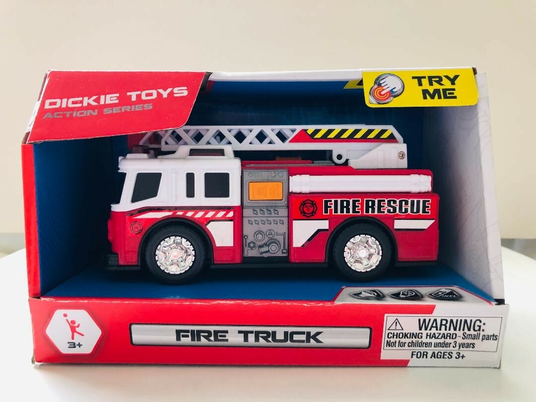 dickie toys fire engine push and play