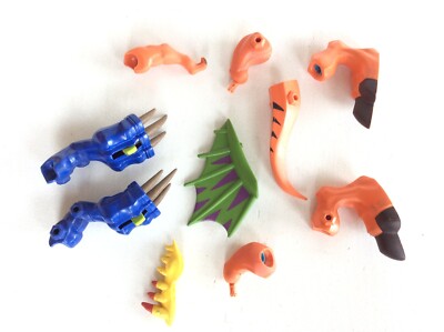 JURASSIC WORLD Hero Mashers Orange Tyrannosaurus & Amargasaurus Set Parts Lot