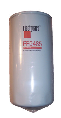 (1) FF5485 FLEETGUARD CUMMINS STRATAPORE FUEL FILTER 4897833 DAF 1399760  T1