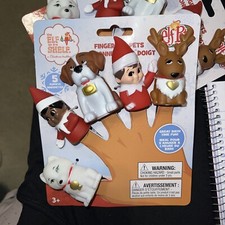 Elf on the Shelf Christmas Finger Puppets Educational  playful for kids. New