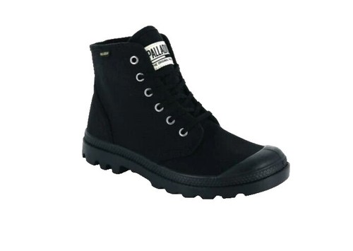 Palladium Baggy Turn-down Black/Black Canvas Boots Men display picture 2