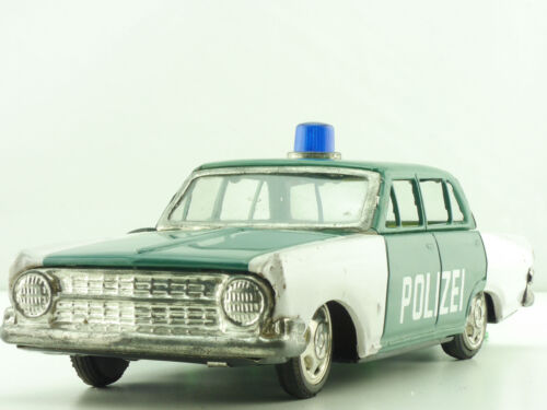 SSS Japan Opel Rekord A Polizei Blechauto Tin Toy Battery 1602-27-31 - Bild 5 von 8