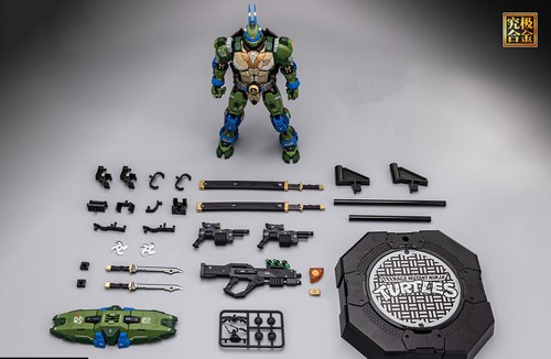 New In Stock HeatBoys HB0012 Robot Mecha Leonardo Metal build Action Figure - Picture 4 of 16