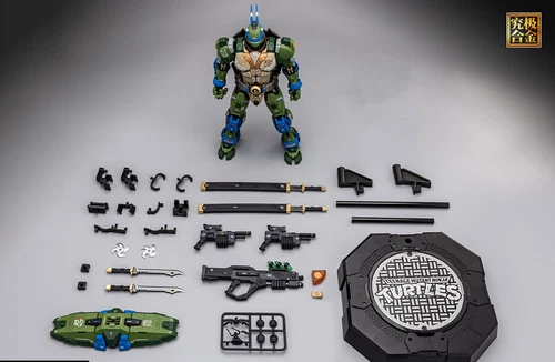 New In Stock HeatBoys HB0012 Robot Mecha Leonardo Metal build Action Figure - Imagen 5 de 17