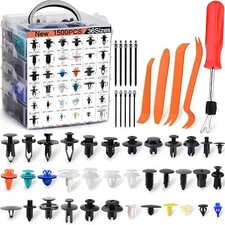 Car Retainer Clip 1500PCS Push Pin Door Panel Fit Ford Toyota GM Honda BMW Benz