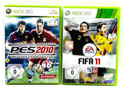 Bundle Pro Evolution Soccer PES 2010 und FIFA 11 Microsoft XBOX 360 OVP