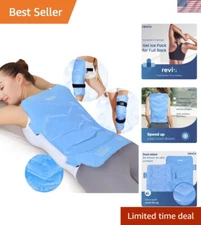 Extra-Large Reusable Ice Pack for Full Back: Long-Lasting Pain Relief & Recovery