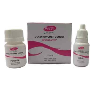 Pyrax Permanent Glass Ionomer Dental Cement Crown Bridge fixing.