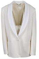 STELLA MCCARTNEY IVORY WOOL BLAZER IT 44 UK 12