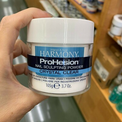 Nail Harmony Prohesion Sculpting Powder - Crystal Clear 3.7oz/105g Brand New
