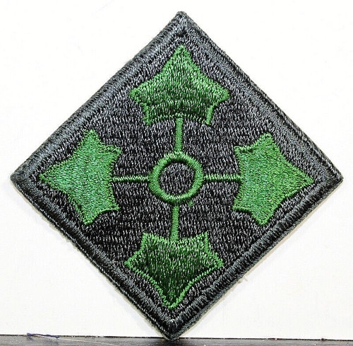 US Army Fourth 4th Infantry Division Fatigue Patch Insignia Fort Carson, CO V2