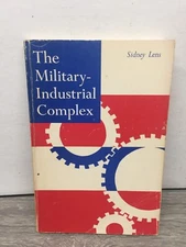 Vtg PB book, The Miltary-Industrial Complex by Sidney Lens, 1970 conspiracy book