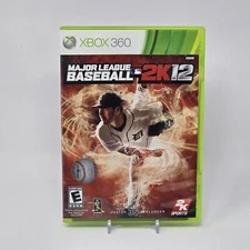 Major League Baseball MLB 2K12 (Xbox 360) CIB COMPLETE & TESTED