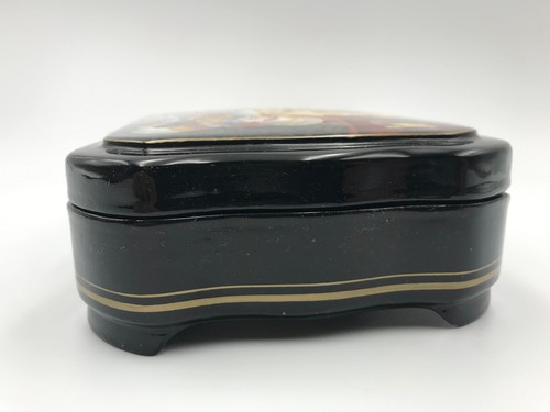 Fedoskino Lacquer Box "Sivka Burka" , Hand Painted, Papier Mache, Jewelry Box, - Picture 3 of 9