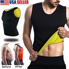 Sweat Shaper Vest For men Heat Trapping Hot Cami Tank Top Sauna Suit Shapewear