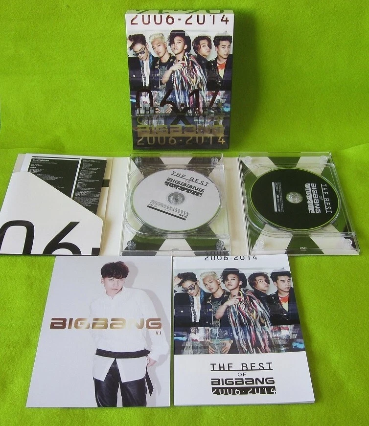 The Best Of BIGBANG 2006-2014 3CD +2 DVD + SEUNGRI Photo card K-POP G-DRAGON