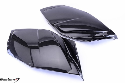 BMW K1200S K1200 S 100% Carbon Fiber Side Fairings (L+R) Plain Weave - Picture 5 of 7