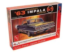 AMT 1000 Piece Jigsaw Puzzle 1963 Chevrolet Impala Hardtop AWAC009/12