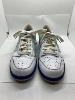 Nike Dunk Low 2008 Womens Us Sz 12 Glacier Blue Varsity 317813-141 Mens Us Sz 10