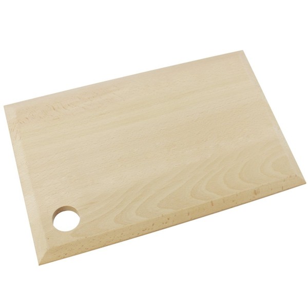 1X Holzschneidebrett, Schneidbrett Aus Buchenholz Mit Griffloch Zum AufhäNgen-image