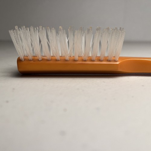 Vintage Mohawk Hair Brush Professional Nylon Bristles Made In USA Yellow - Picture 5 of 10