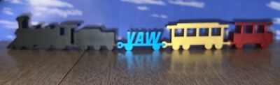 VAW Aluminum Company Germany Train Display 5 Pieces Anodized HTF