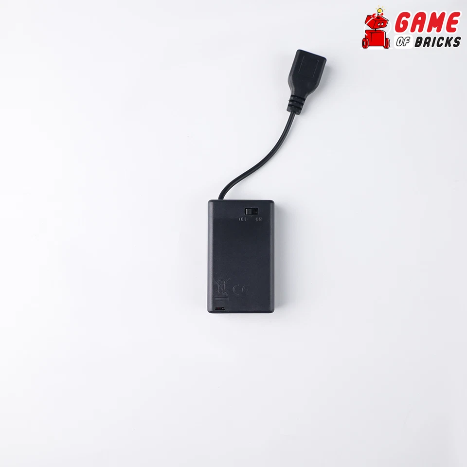 1x Game of Bricks Battery Box for Light Kits and LEGO® (Small - USB Connector) - Image 2 of 4