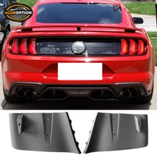 Fits 18-24 Ford Mustang GT Rear Bumper Lip Diffuser Valance Aero Foil Kits PP